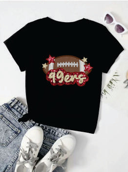 Glitter 49ers Football