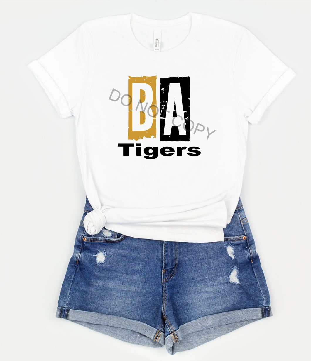 BA Tigers black & Gold