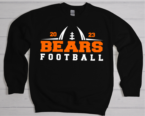 Bears Football Orange & White