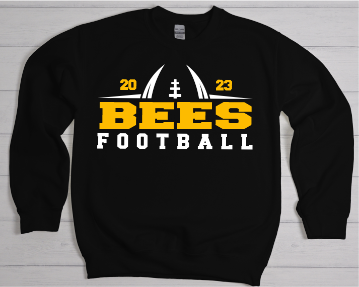 Bees Football Black & Gold