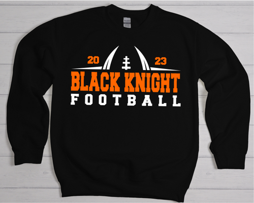 Black Knight Football Orange & Black