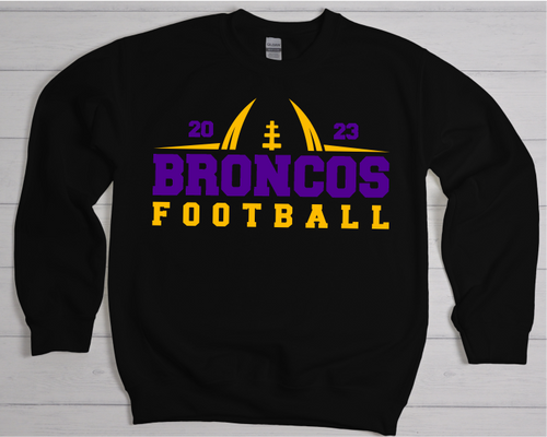 Broncos Football Purple & Gold