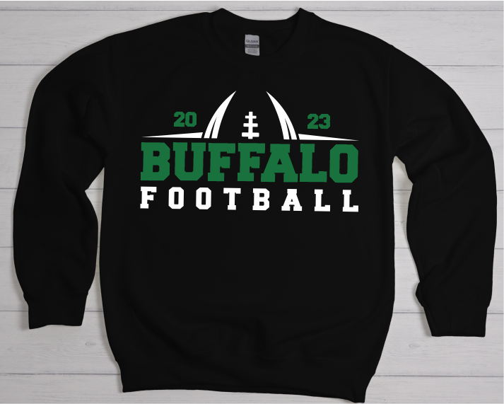 Buffalo Football Green & Black