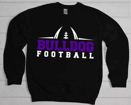 Bulldog Football Purple & White