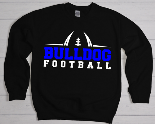 Bulldog Football Royal & White