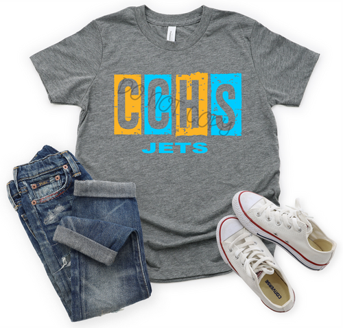 CCHS Jets Columbia Blue & Gold