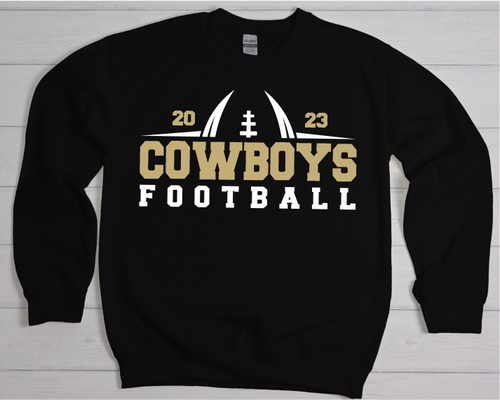 Cowboys Football Old Gold