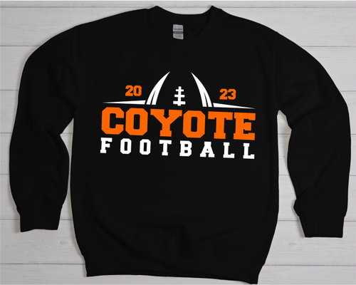 Coyote Football Orange & White