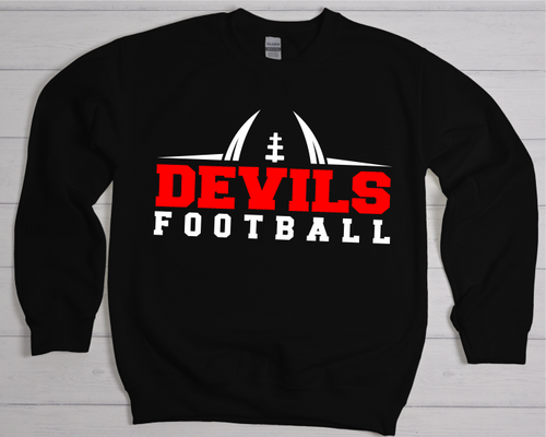 Devils Football Red & White