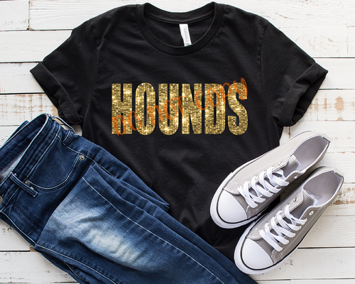 Hounds Gold Sequins