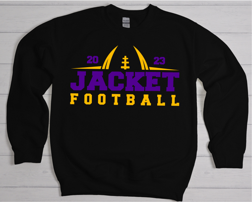 Jacket Football Purple & Gold