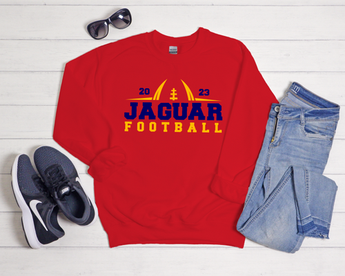 Jaguar Football Navy, Red & Yellow