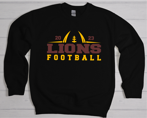 Lions Football Brown & Gold