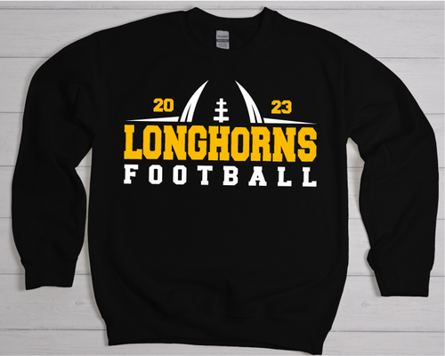 Longhorns Football Black & Gold