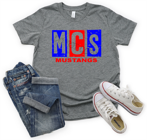 MCS Mustangs Red & Royal