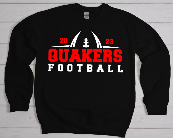 Quakers Football Red & Black