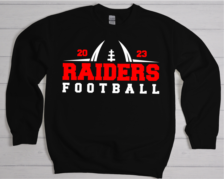 Raiders Football Red & White