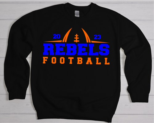 Rebels Football Orange & Royal