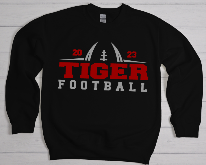 Tiger Football Cardinal & Grey