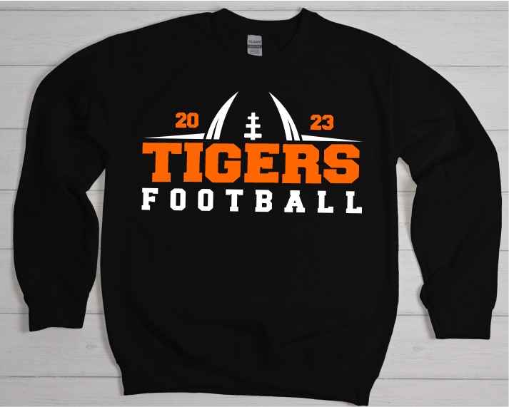 Tigers Football Orange & White