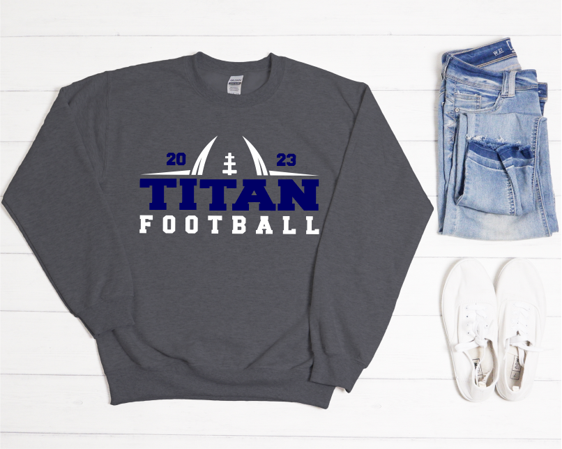 Titan Football Navy & White