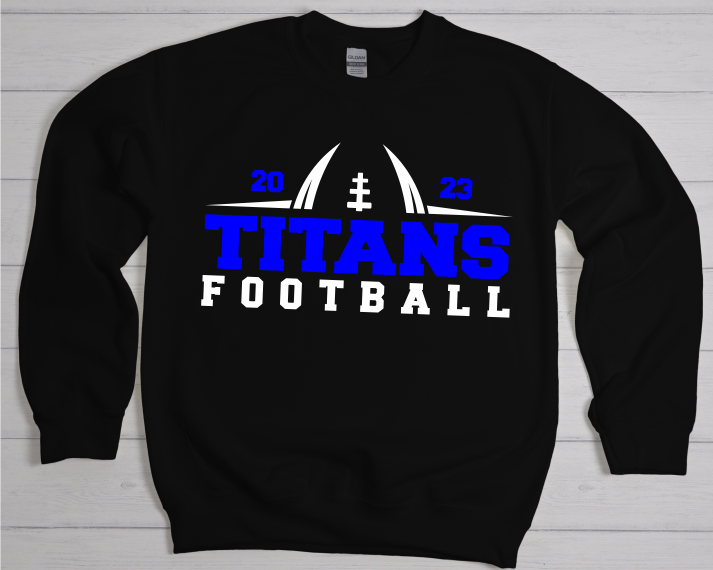 Titans Football Royal, Black & White