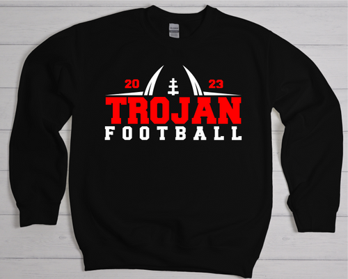 Trojan Football Red & White