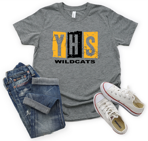 YHS Wildcats Black & Gold