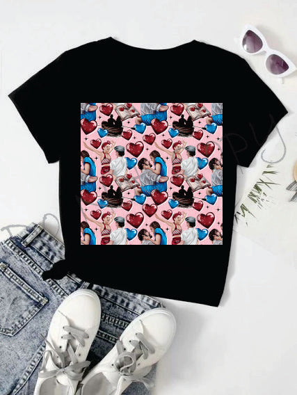 Allie And Noah Hearts Pattern