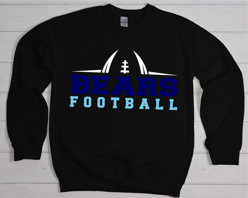 Bears Football Navy & Light Blue