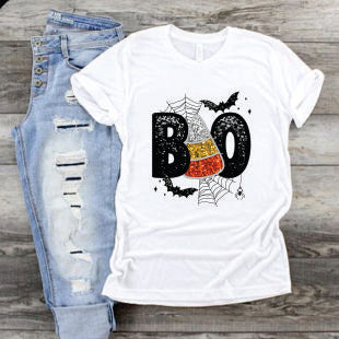 Candy corn Boo Glitter