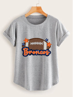Glitter Broncos Football