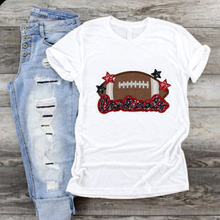Glitter Cardinals Football