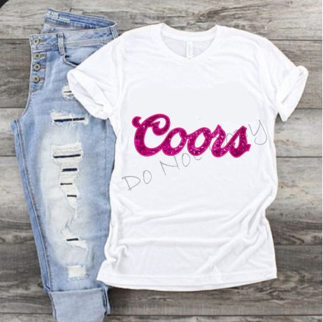 Coors |Pink Glitter