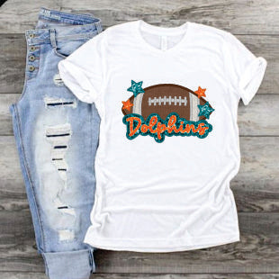 Glitter Dolphins Football