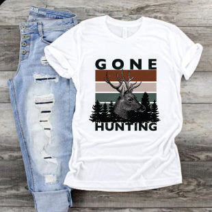 Gone Deer Hunting With Deer Head