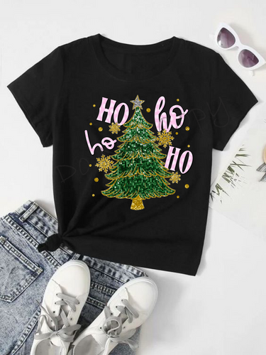 Ho Ho Ho Ho Pink |Christmas Tree