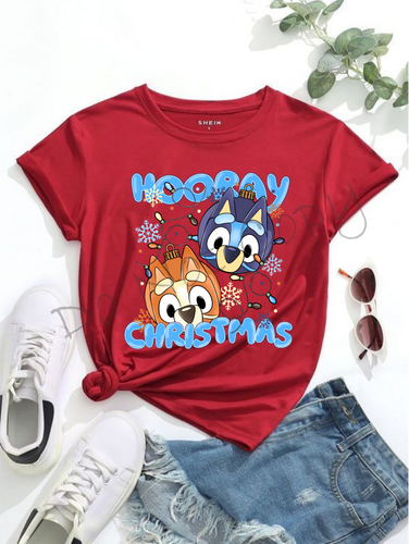 Hooray Christmas |Bluey and Bingo Ornaments