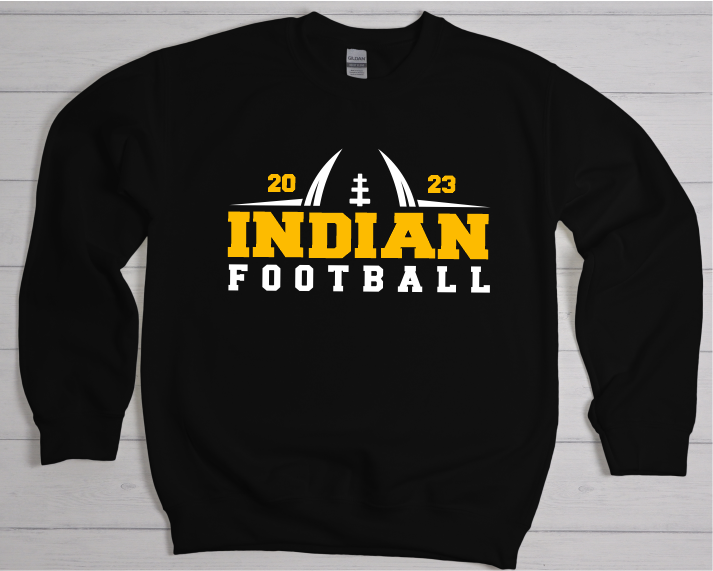 Indians Football Black & Gold