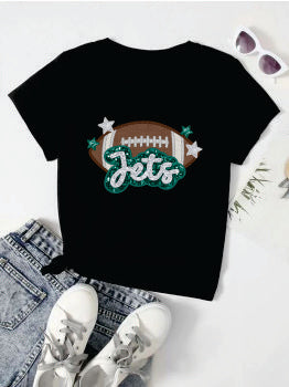 Glitter Jets Football