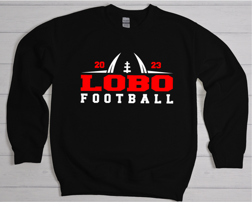 Lobo Football Black & Red