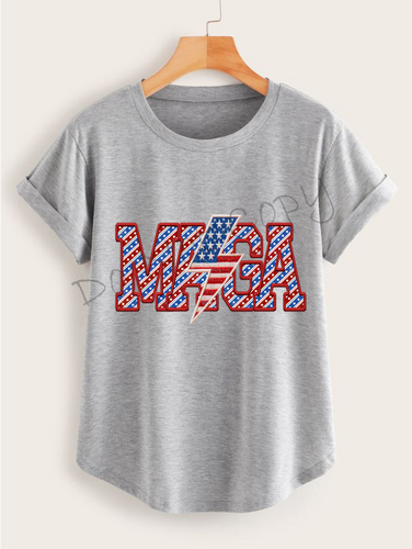 MAGA |Lightning |Red, White, and Blue