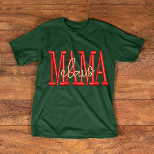 Mama Clause |Red and Gold