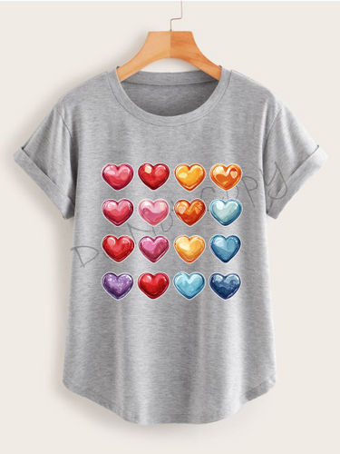 Multi Color Hearts