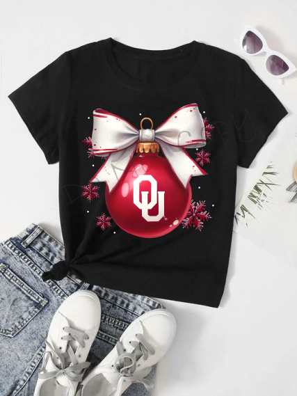 Oklahoma University Ornament