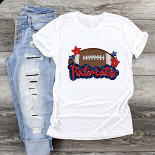 Glitter Patriots Football