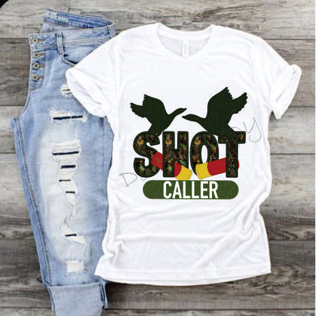 Shot Caller With Ducks and Shotgun Shells