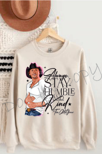 Stay Humble And Kind White Shirt