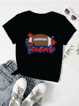 Glitter Texans Football