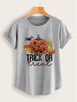 Trick Or Treat With Glitter Pumpkin And Candycorn Bats